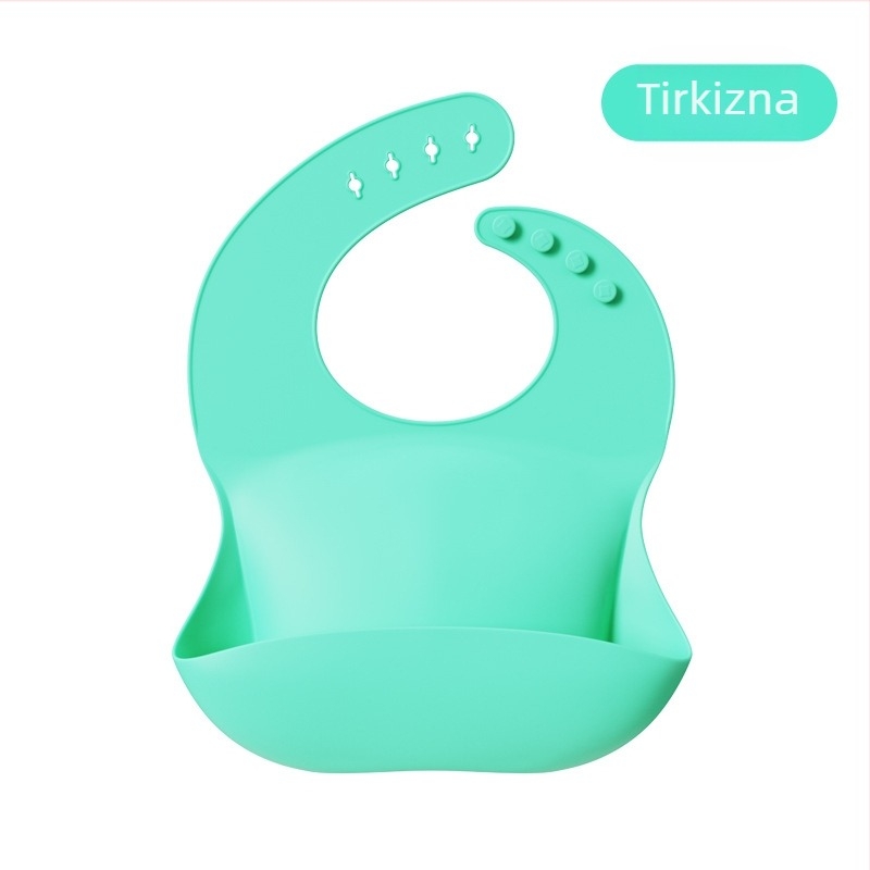 Prekogranični popularni silikonski podbradnjak za hranjenje beba, vodootporni 3D podbradnjak za slinjenje, dječji silikonski podbradnjak koji se ne pere