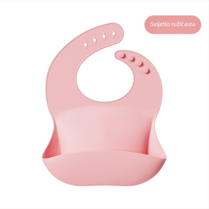Prekogranični popularni silikonski podbradnjak za hranjenje beba, vodootporni 3D podbradnjak za slinjenje, dječji silikonski podbradnjak koji se ne pere