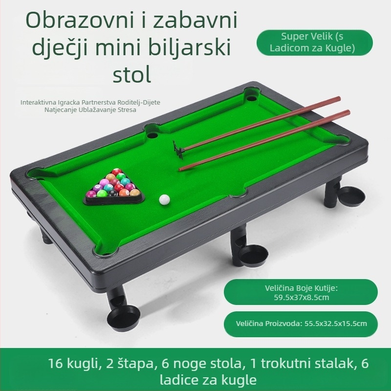 Prekogranični najprodavaniji dječji unutarnji biljarski stol tremolo veliki proizvođači dječjih biljarskih igračaka prodaju izravno u ime kose