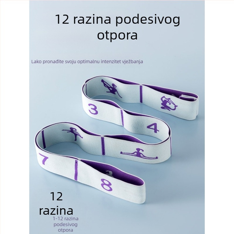 Pojas za rastezanje joge za žene, pojas za zatezanje otvorenih ramena za djecu, digitalni pojas za rastezanje za latino plesove, pojas za posebne vježbe