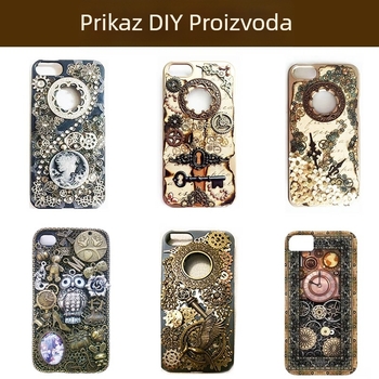 Steampunk sat Zupčanik Zupčanik Pribor od legure Ručno izrađen DIY Domaći mali robot Materijal Pointer Mix Torba