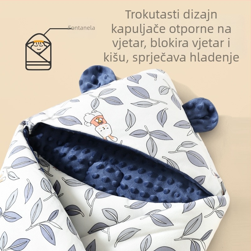 Prekrivač za novorođenče Paket za novorođenče od čistog pamuka Jesenski i zimski paket za bebinu produkcijsku sobu Paket od baršuna s jednim grahom Proljeće i ljeto