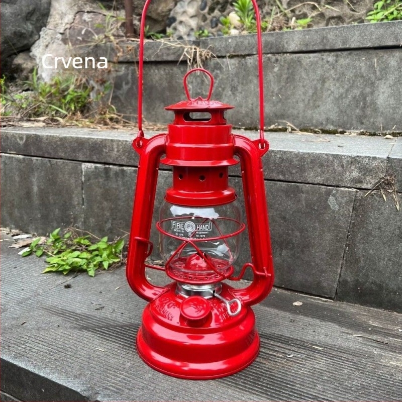 276 Vatreni fenjer Starinska kerozinska lampa Konjski fenjer Kamperski stil Šatorska lampa Retro lampa Kamperski stil Nostalgična atmosfera Kamp lampa
