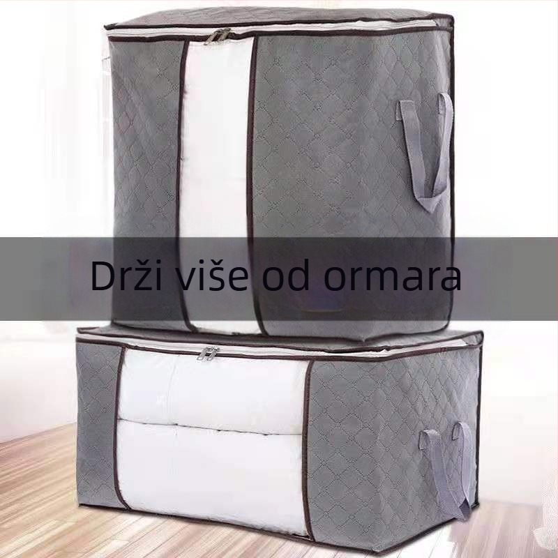 Zadebljana pamučna torba za pohranu odjeće, kutija za završnu obradu odjeće, torba za prošivenu odjeću, torba za prtljagu, torba za selidbu, pakiranje, velika torba