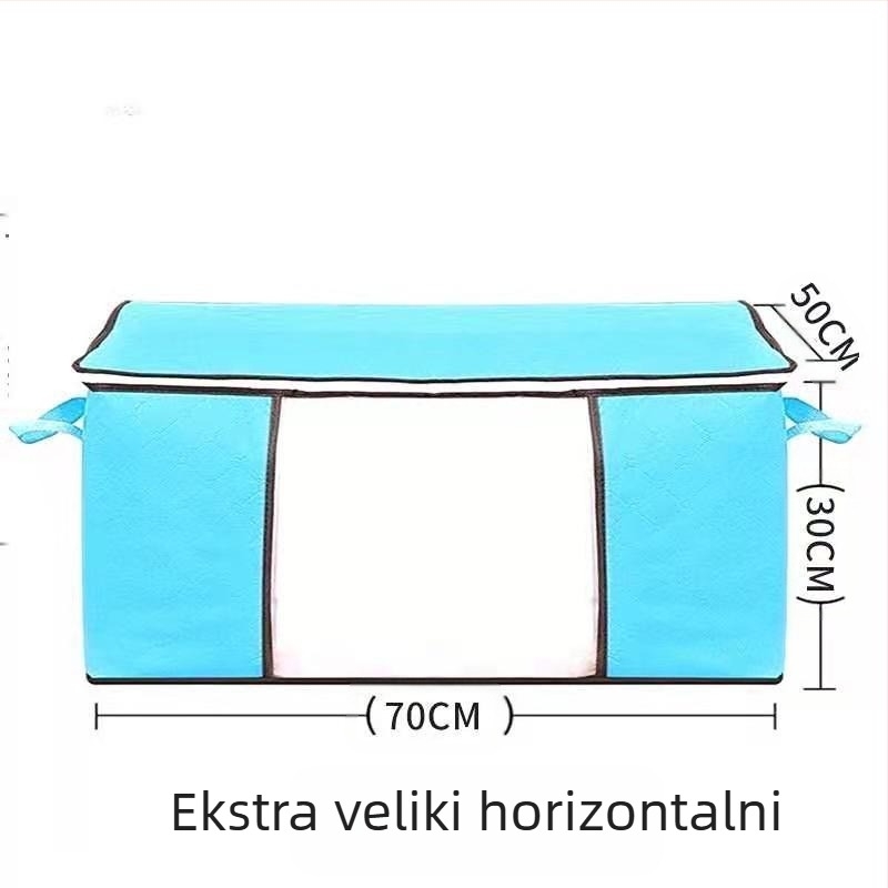 Zadebljana pamučna torba za pohranu odjeće, kutija za završnu obradu odjeće, torba za prošivenu odjeću, torba za prtljagu, torba za selidbu, pakiranje, velika torba