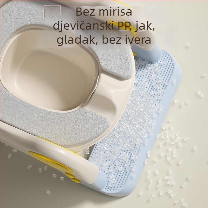 Ljestve za dječji WC, Dječja sjedalica za kahlicu, Prostirka za dječji WC, Jastuk za sjedalicu za dječji WC, Prsten za sjedalicu za kahlicu, Sjedalica za kahlicu s prostorom za pohranu, Kahlica