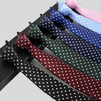 Tvornica na zalihi veleprodaja formalne odjeće poslovna moda ležerna 8CM točkice jednobojno vjenčanje profesionalna radna kravata s točkicama