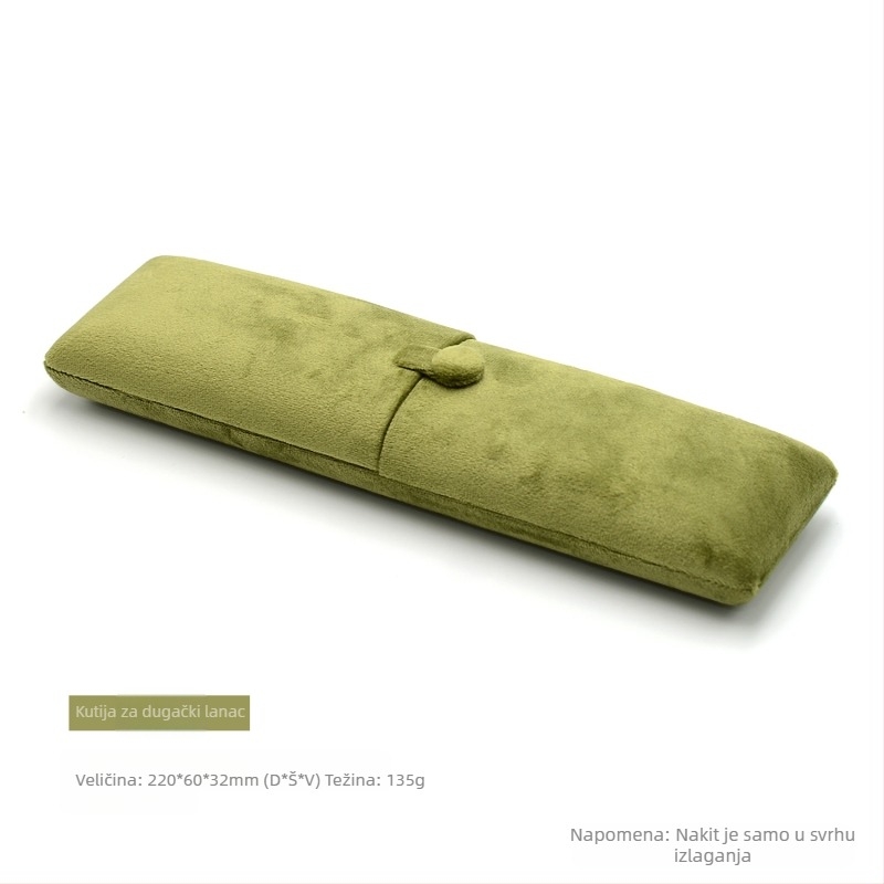 Kutija za narukvice s dvostrukim otvorenim kopčama, baršunasta kutija za prstenje, kutija za par prstenja, kutija za naušnice, kutija za ogrlice, kutija za narukvice