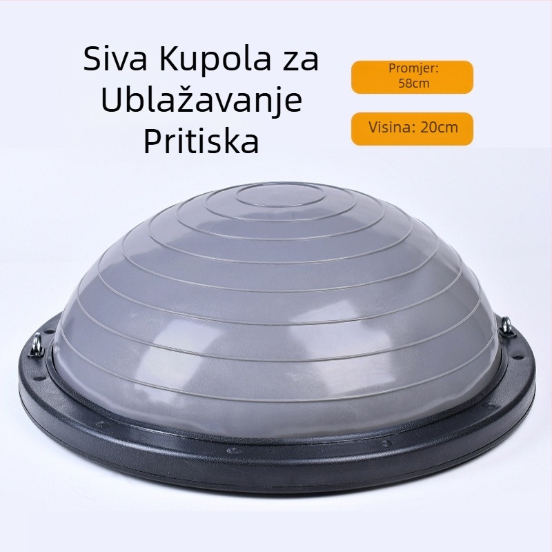 Valna brzina lopte polukružna lopta za ravnotežu zadebljana lopta za jogu otporna na eksploziju oprema za fitness trening pilates stopala stepanje kućna hemisfera