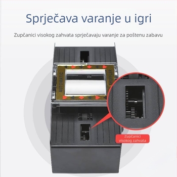 Automatski stroj za miješanje karata, automatski stroj za izdavanje poker karata, stroj za miješanje karata za Texas poker, električni, protiv varanja, višeparni, periv