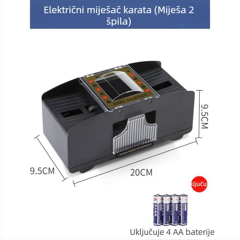 Automatski stroj za miješanje karata, automatski stroj za izdavanje poker karata, stroj za miješanje karata za Texas poker, električni, protiv varanja, višeparni, periv