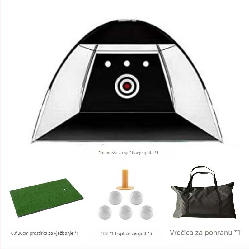Spot Cross-Border Golf Net Golf oprema za unutarnju i vanjsku upotrebu Golf mreža za vježbanje Novi golf set