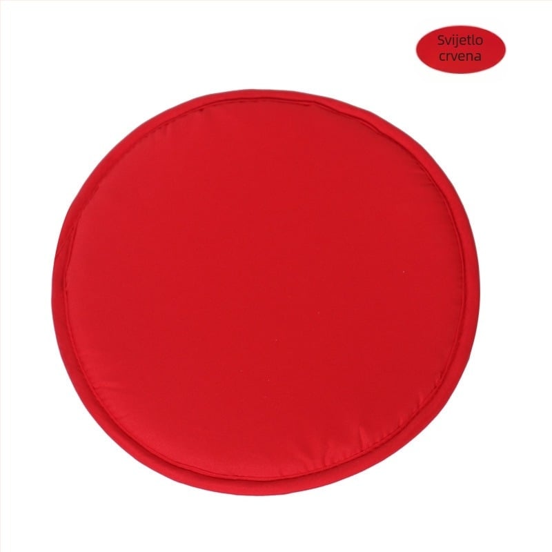 Kućanski jednostavni okrugli jastuk u boji slatkiša od 30 cm, zadebljani spužvasti okrugli jastuk za stolicu, čista boja tkanine, jastuk za stolicu, veleprodaja