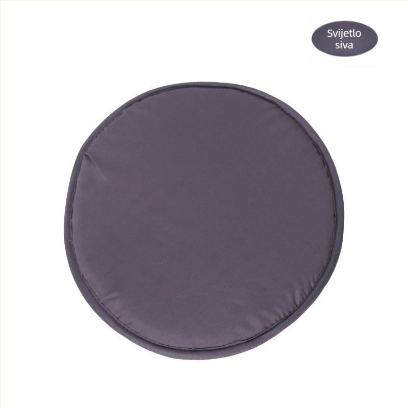 Kućanski jednostavni okrugli jastuk u boji slatkiša od 30 cm, zadebljani spužvasti okrugli jastuk za stolicu, čista boja tkanine, jastuk za stolicu, veleprodaja