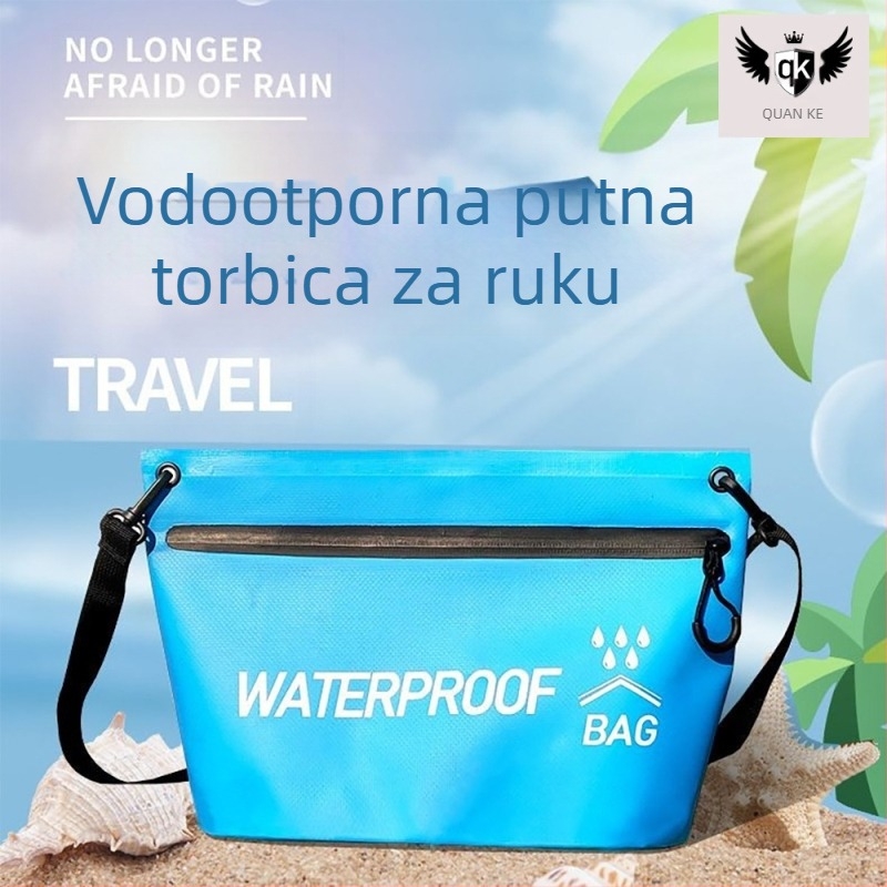 Kozmetička torba za pohranu, mala prijenosna stojeća niša, luksuzna kozmetička torba, vodootporna putna torba za toaletni pribor