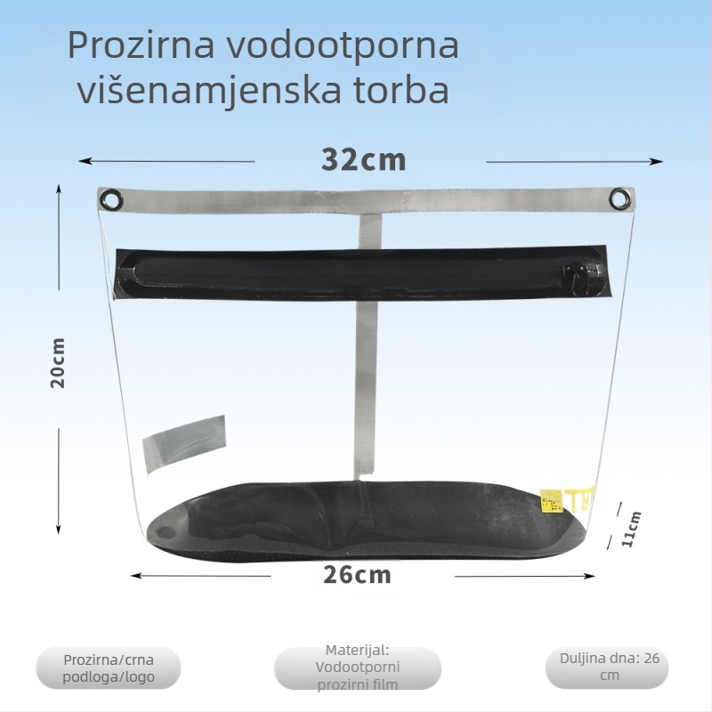 Kozmetička torba za pohranu, mala prijenosna stojeća niša, luksuzna kozmetička torba, vodootporna putna torba za toaletni pribor