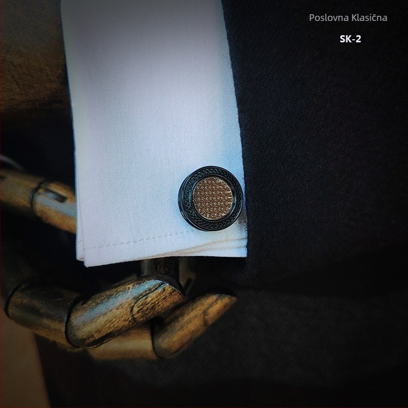 Muške francuske manžete za košulju, poklon set, dodaci za odijelo, gumbi za košulju, formalni poslovni, svestrani, u obliku suze