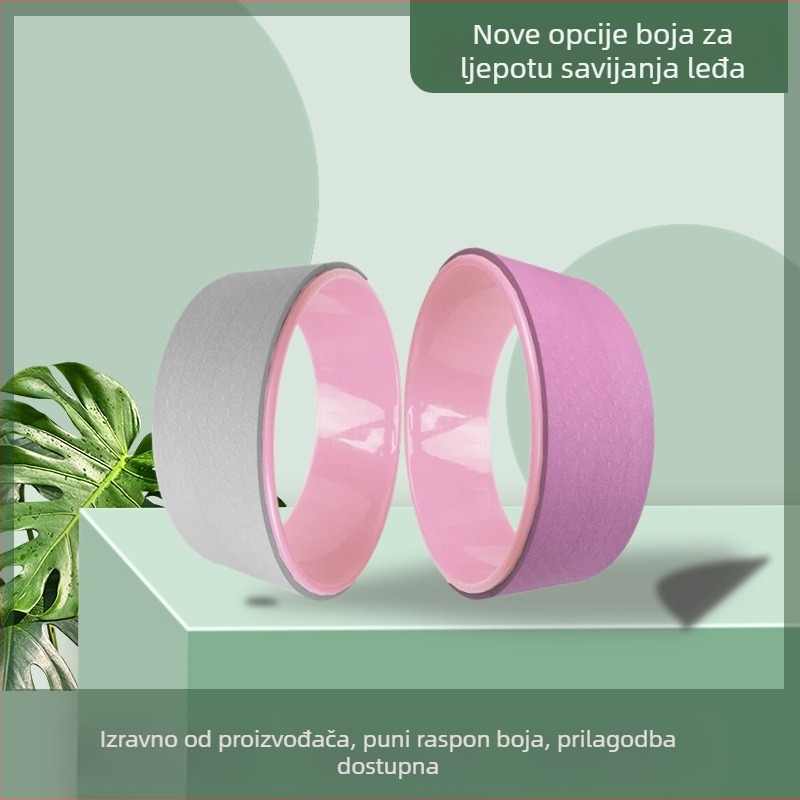 Tvornički izravni kotač za jogu za savijanje leđa, kotač za jogu za istezanje leđa, pilates krug, dharma kotač, pomoćni kotač za istezanje i uljepšavanje leđa