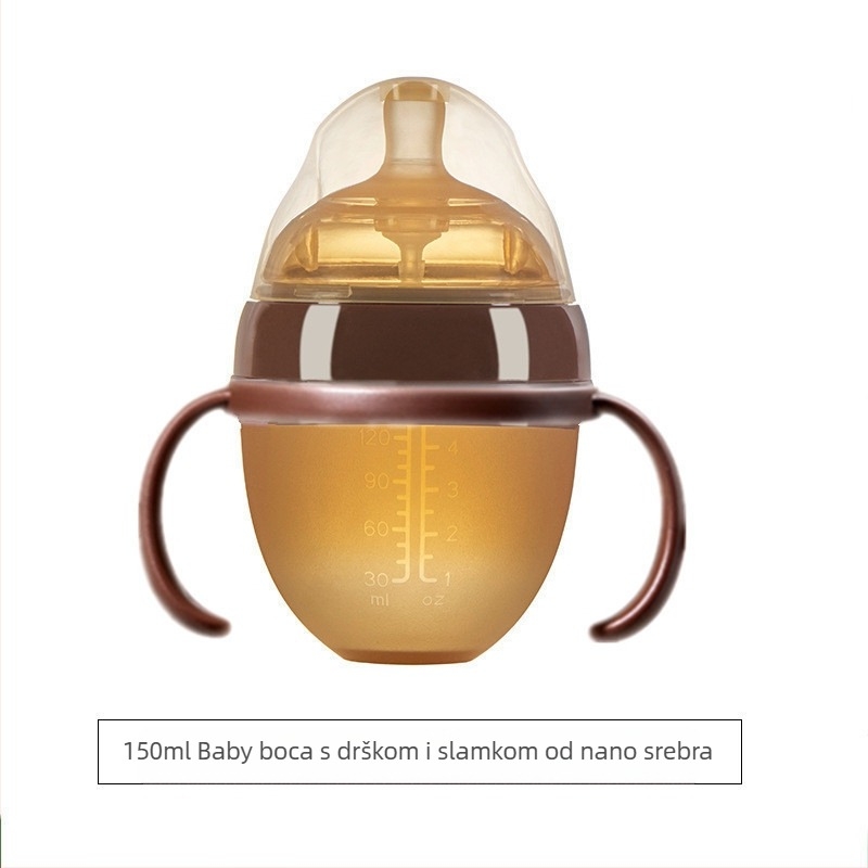 Proizvođačeva mala bočica za hranjenje protiv kolika, realističan osjećaj majčinog mlijeka, jednostavno čišćenje, alat za odvikavanje, mekana hrana