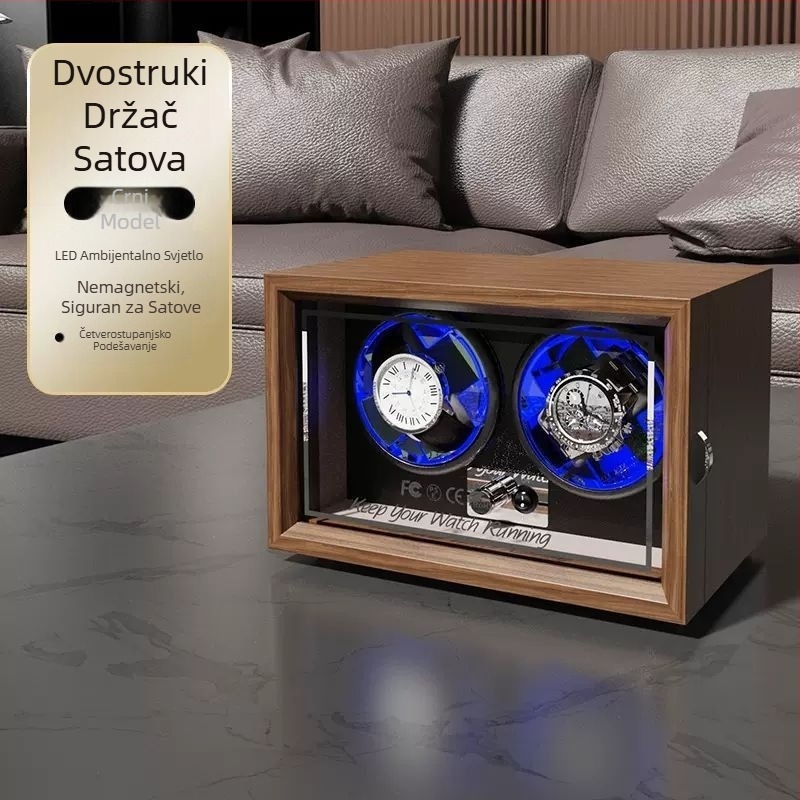 Njemački mehanički sat, automatski navijač za satove, kućanski električni navijač za satove vrhunske kvalitete, potpuno automatski rotirajući sat