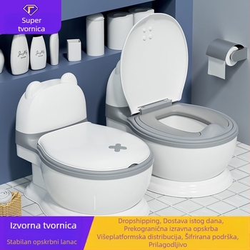 Dječji WC, veliki kućanski WC, djevojački WC, beba, mala djeca, umjetni urin, kanta za dječake, urin