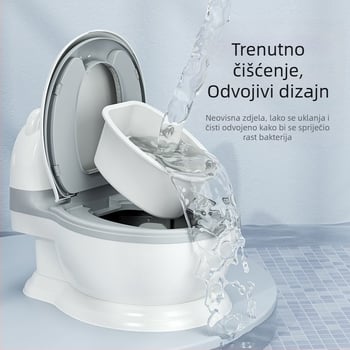 Dječji WC, veliki kućanski WC, djevojački WC, beba, mala djeca, umjetni urin, kanta za dječake, urin