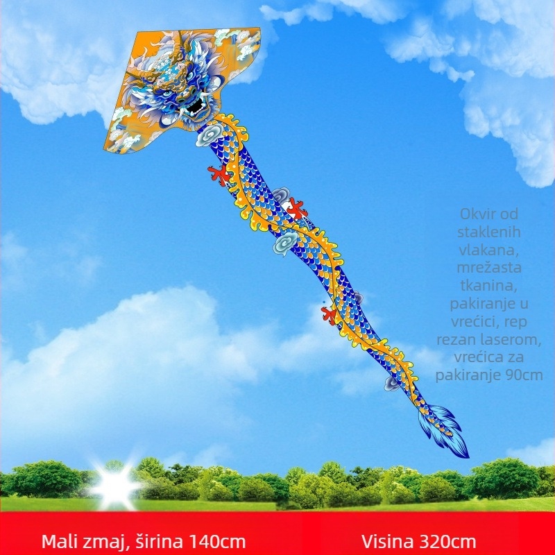 Nova stonoga Jinwei Tianlong 11 metara 15 metara 30 metara 50 metara zelena zmija dugi rep veliki zmaj veleprodaja dobri proizvođači muha