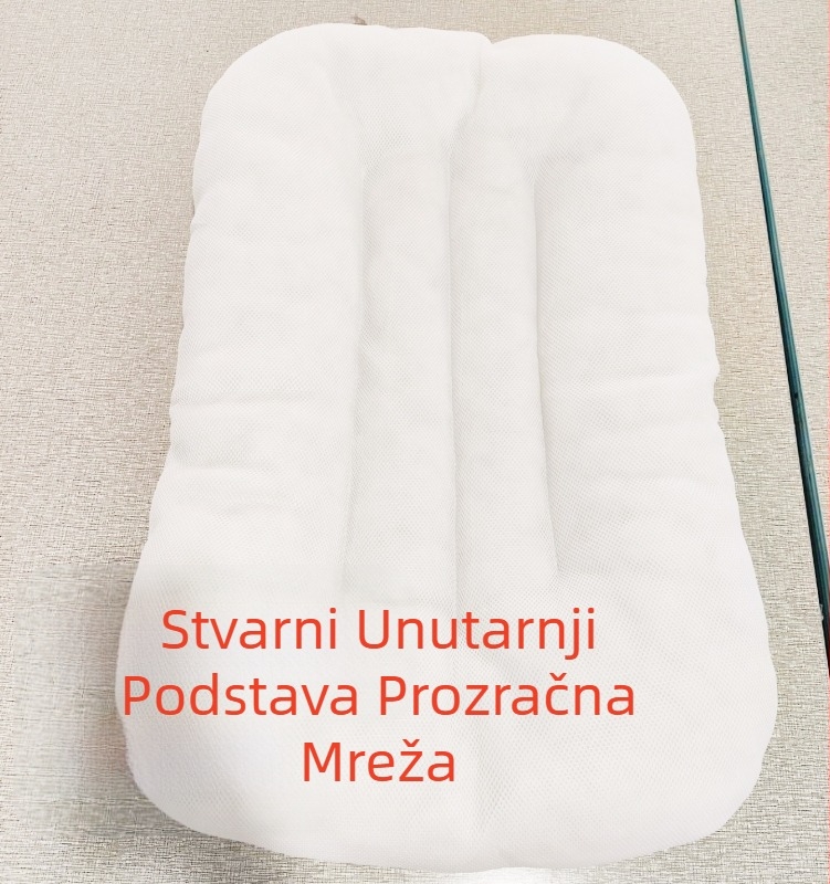 Tvornički vruće prodavani set kreiranih platnenih navlaka za dječji krevetić od pamučne pređe, jednobojne, za dječji krevetić s punim pokrivačem, dvoslojna prozračna pamučna pređa
