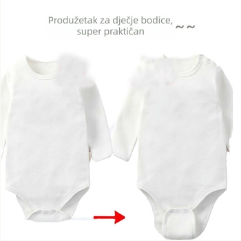 Kombinacija Hakka produžetak od čistog pamuka za bebe, produžetak za penjanje, dječja platnena podloga, produžetak za dječje kombinezone
