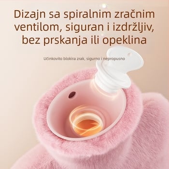 Prekogranični proizvođač crtanih termofora s mogućnošću ponovnog punjenja, velike i male vrećice za toplu vodu za žene za grijanje trbuha i ruku, Amazon