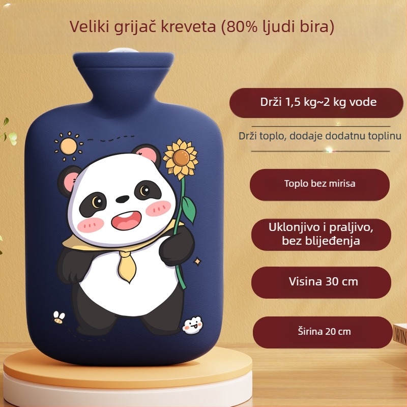 Prekogranični proizvođač crtanih termofora s mogućnošću ponovnog punjenja, velike i male vrećice za toplu vodu za žene za grijanje trbuha i ruku, Amazon