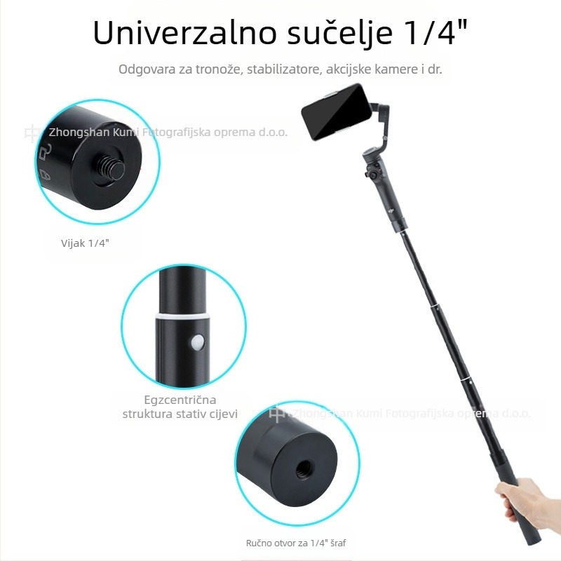 Feiyu produžni štap Dajiang Vast stabilizator za mobitel univerzalni selfie štap sportska kamera gopro13 ručni štap