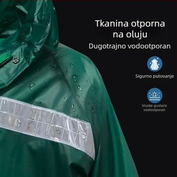 Set od zadebljane kišne kabanice i hlača, kabanica za bicikl, kabanica za motocikle za dostavljače, kabanica otporna na propuštanje