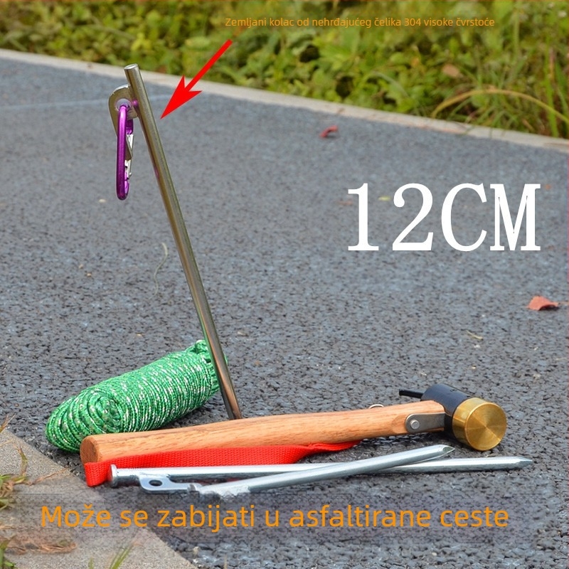 Plastični set za popravak kampiranja na plaži, 30 cm, 10 komada, za hitne slučajeve, slikovita mjesta u pustinji