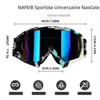 N634 Prekogranične biciklističke naočale za motocikle, terenske sportove na otvorenom, skijaške naočale, Atv, otporne na vjetar, izvorna tvornica