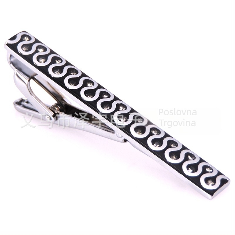 Modna muška kopča za kravatu s žičanim izvlačenjem, kristalna školjka, kopča za kravatu za poslovne muškarce, tvornička cijena, rasprodaja