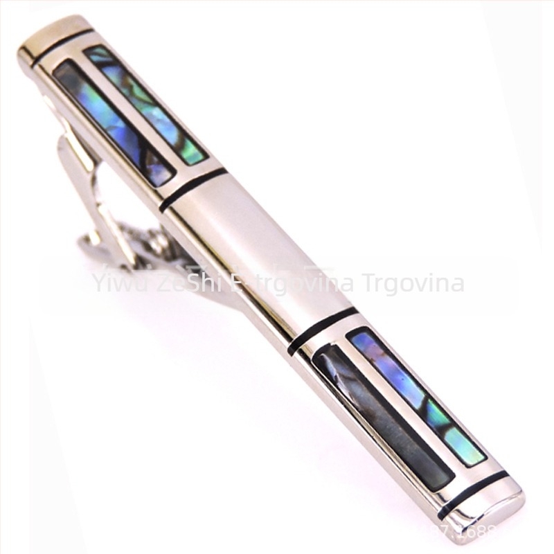 Modna muška kopča za kravatu s žičanim izvlačenjem, kristalna školjka, kopča za kravatu za poslovne muškarce, tvornička cijena, rasprodaja