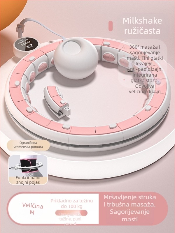 Pametni hula hoop steznik za trbuh i struk, fitness za mršavljenje, ženski tanki trbuh, jednostavan moderni steznik za trbuh