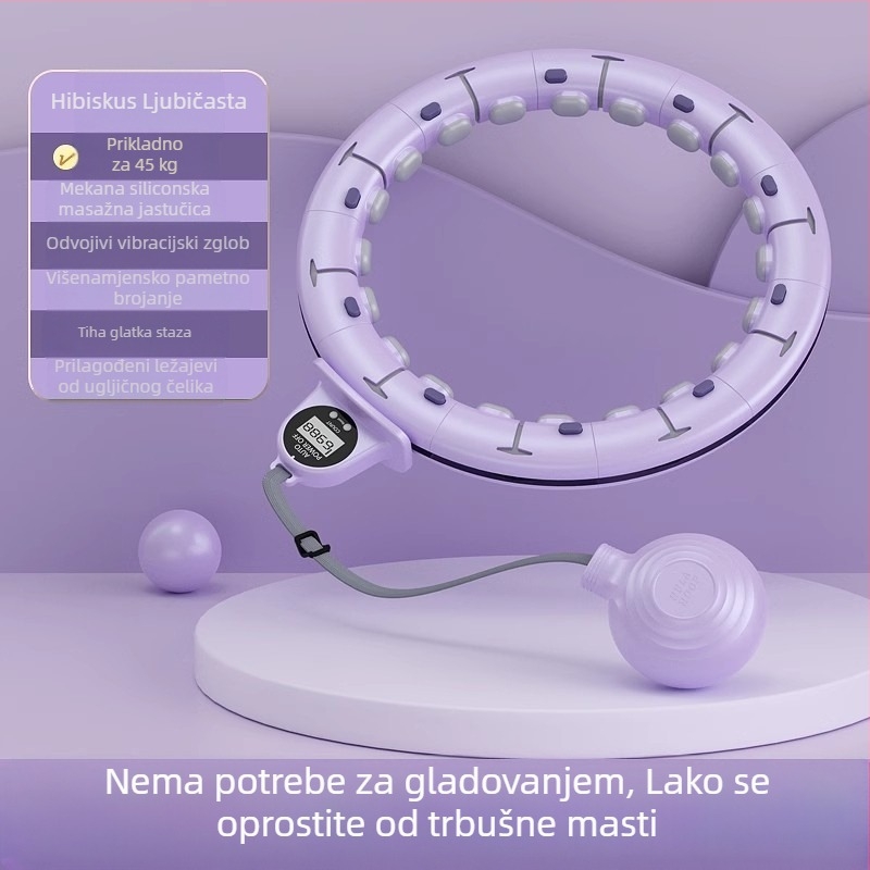 Pametni hula hoop steznik za trbuh i struk, fitness za mršavljenje, ženski tanki trbuh, jednostavan moderni steznik za trbuh