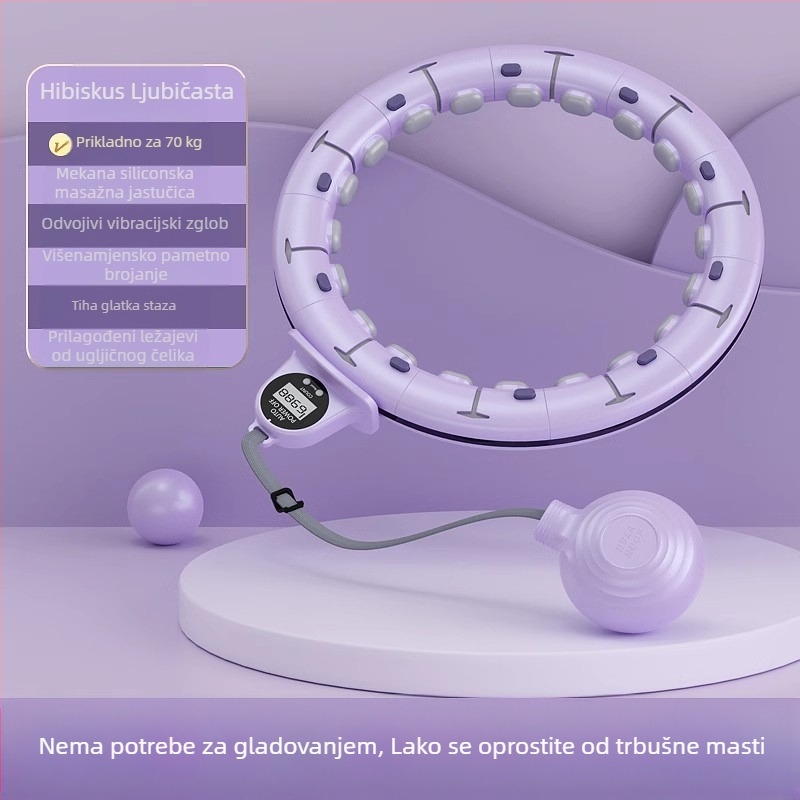 Pametni hula hoop steznik za trbuh i struk, fitness za mršavljenje, ženski tanki trbuh, jednostavan moderni steznik za trbuh