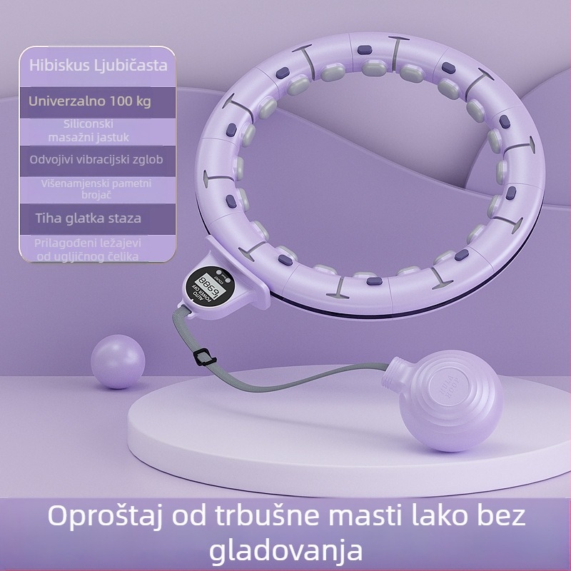 Pametni hula hoop steznik za trbuh i struk, fitness za mršavljenje, ženski tanki trbuh, jednostavan moderni steznik za trbuh