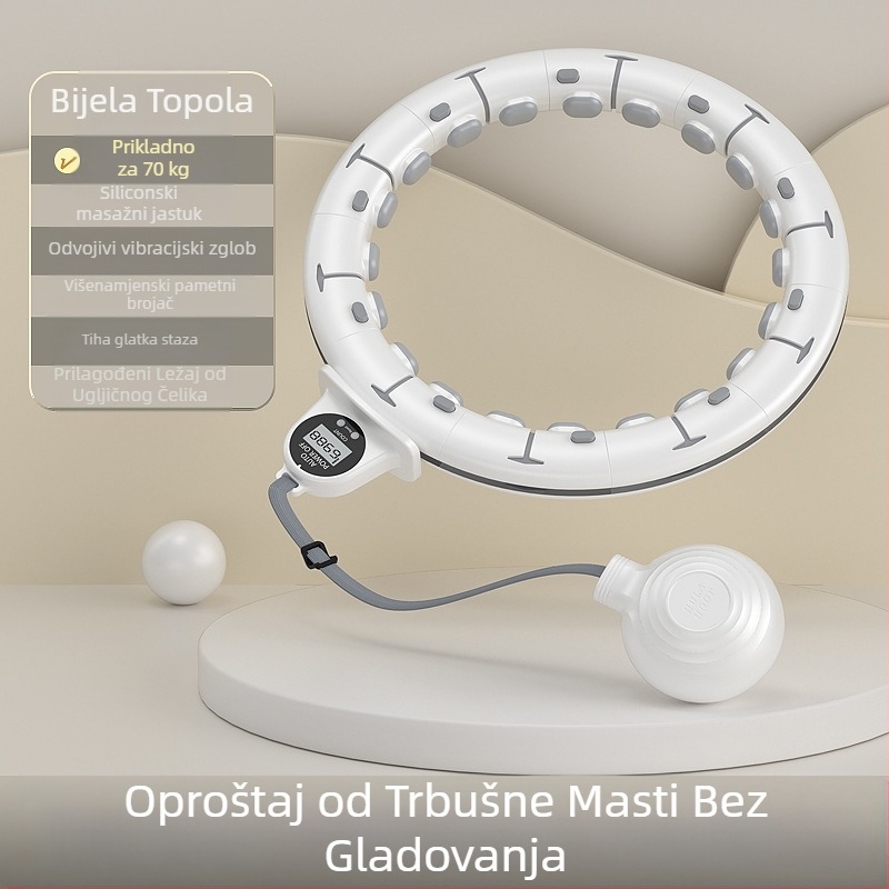 Pametni hula hoop steznik za trbuh i struk, fitness za mršavljenje, ženski tanki trbuh, jednostavan moderni steznik za trbuh