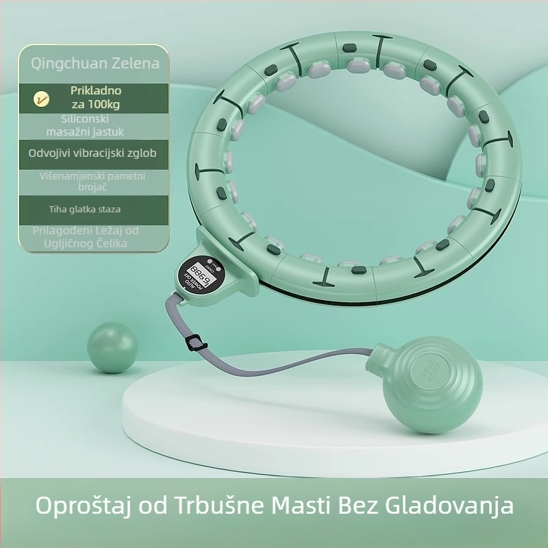 Pametni hula hoop steznik za trbuh i struk, fitness za mršavljenje, ženski tanki trbuh, jednostavan moderni steznik za trbuh