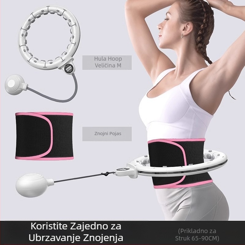 Pametni hula hoop steznik za trbuh i struk, fitness za mršavljenje, ženski tanki trbuh, jednostavan moderni steznik za trbuh