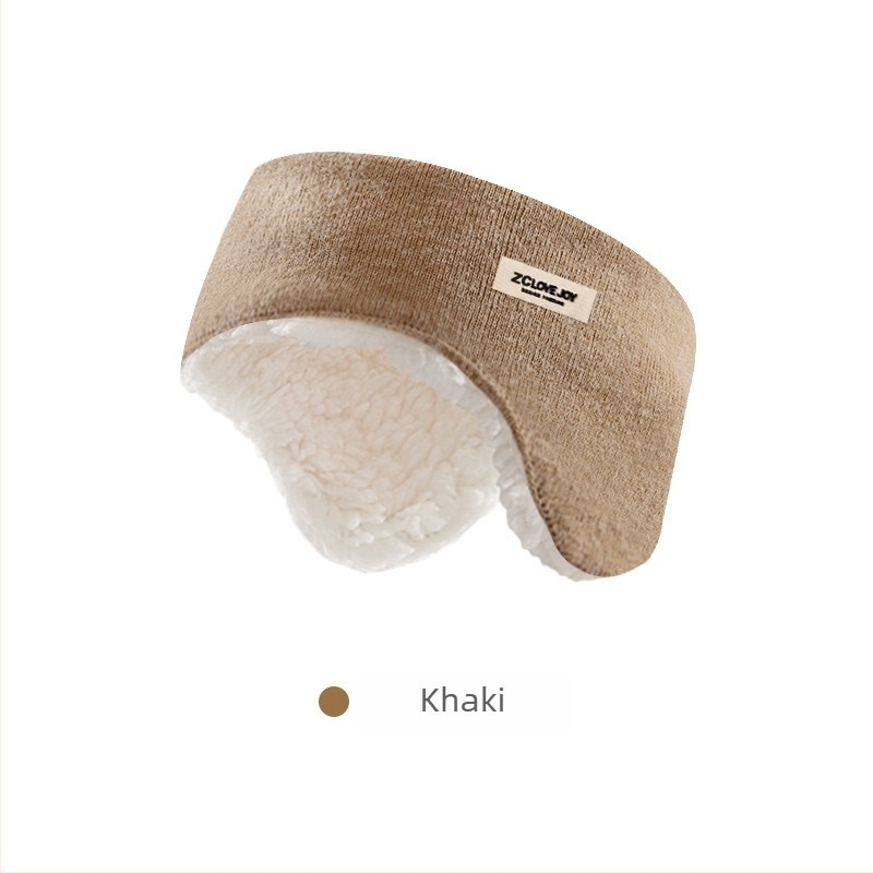 Nove zimske tople vunene pletene štitnike za uši za biciklizam na otvorenom, otporne na vjetar, hladnoću i smrzavanje, svestrane štitnike za uši s flis podstavom