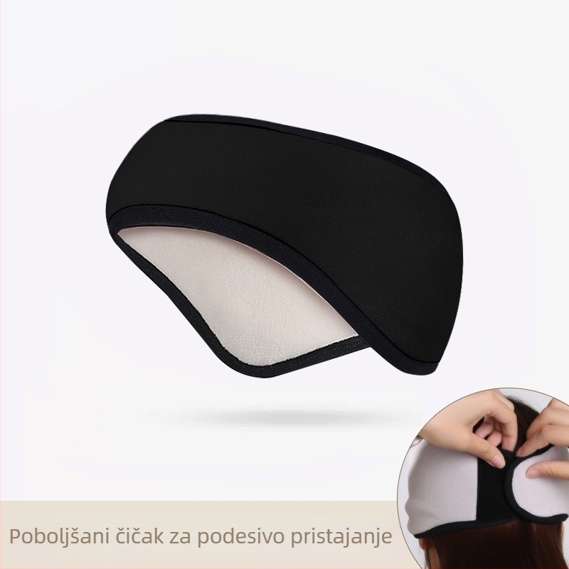 Nove zimske tople vunene pletene štitnike za uši za biciklizam na otvorenom, otporne na vjetar, hladnoću i smrzavanje, svestrane štitnike za uši s flis podstavom