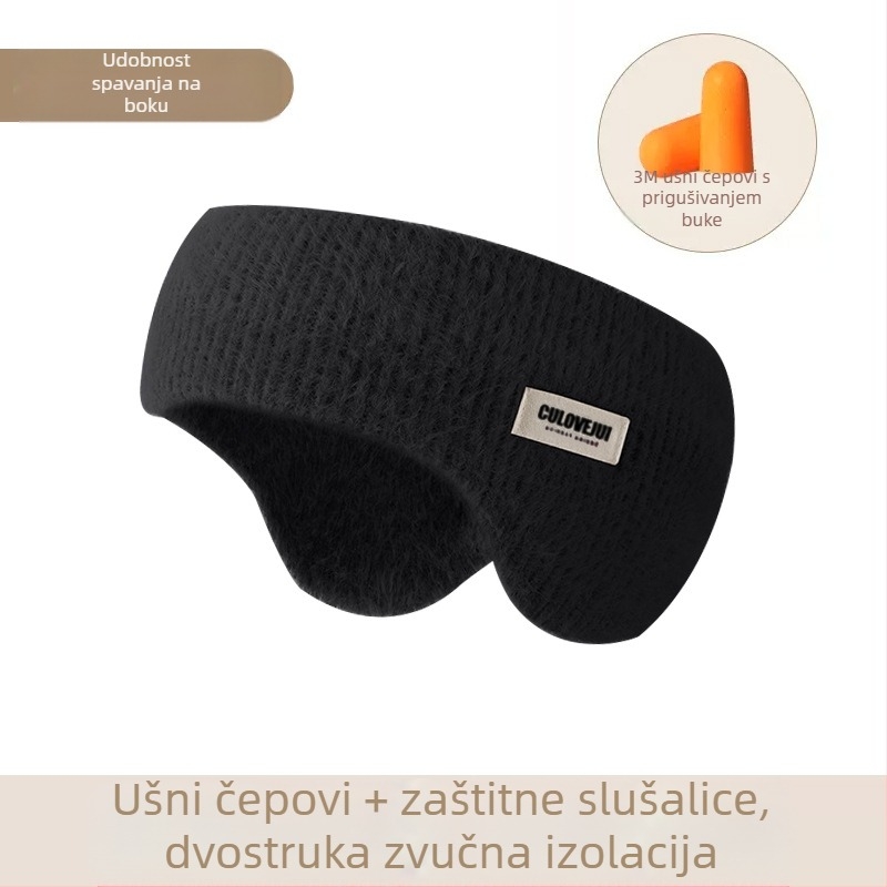 Nove zimske tople vunene pletene štitnike za uši za biciklizam na otvorenom, otporne na vjetar, hladnoću i smrzavanje, svestrane štitnike za uši s flis podstavom