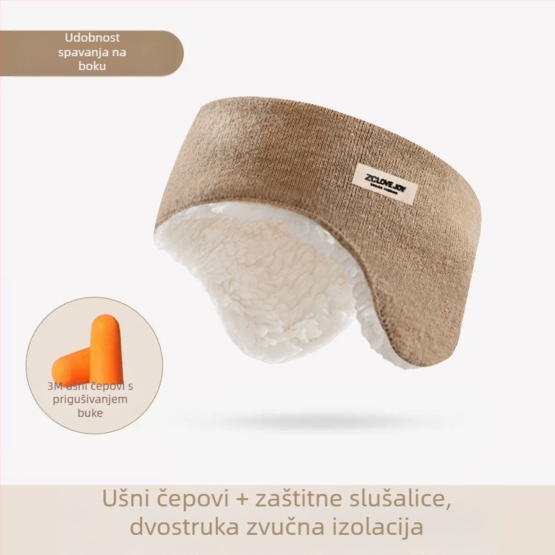 Nove zimske tople vunene pletene štitnike za uši za biciklizam na otvorenom, otporne na vjetar, hladnoću i smrzavanje, svestrane štitnike za uši s flis podstavom