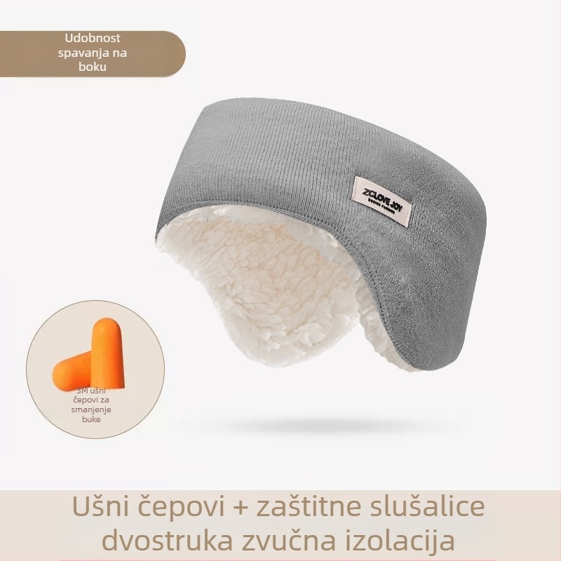 Nove zimske tople vunene pletene štitnike za uši za biciklizam na otvorenom, otporne na vjetar, hladnoću i smrzavanje, svestrane štitnike za uši s flis podstavom