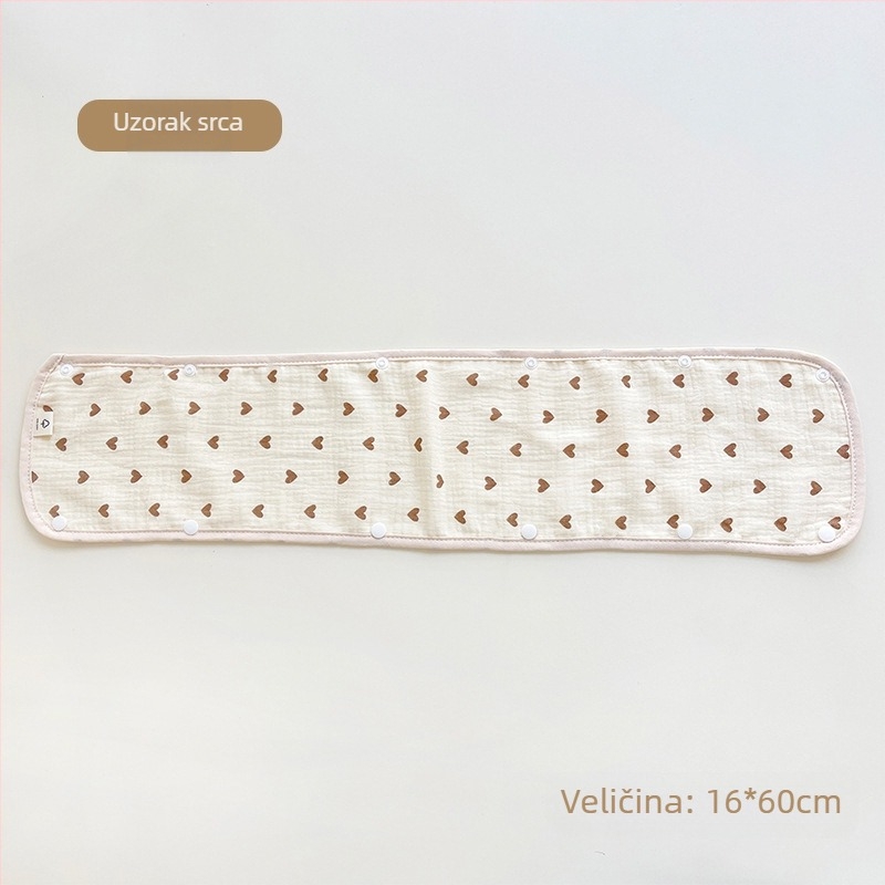 Ručnik za slinu za dječja kolica, trodijelne rukavice za kolica, pamučna gaza, remen, ručnik za slinu za kolica, jastučić za ramena protiv ugriza